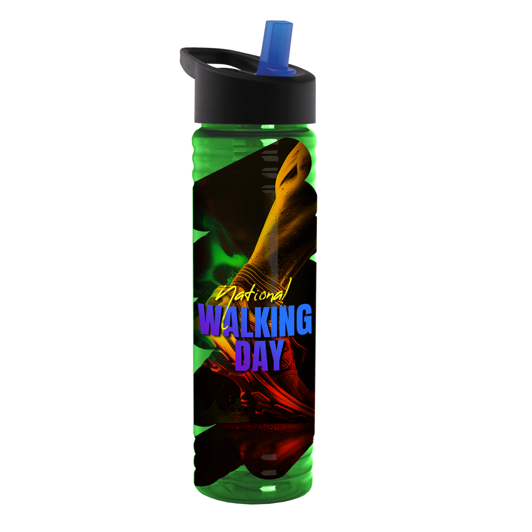 Garyline® Slim Fit Bottle with Flip-Straw Lid - 24 oz. 1058